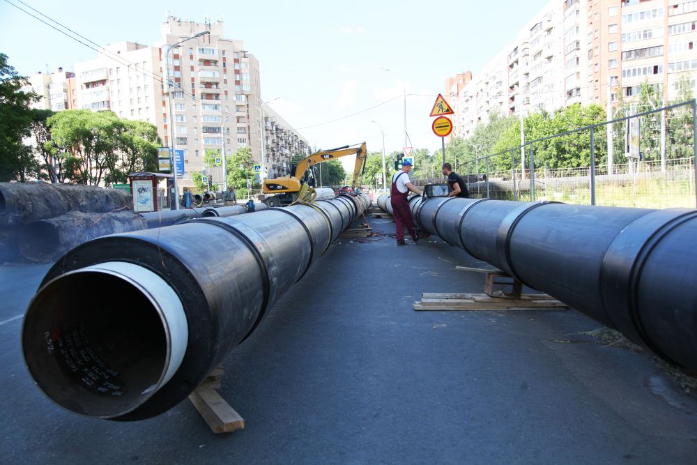 «Теплосеть Санкт-Петербурга» приступила к подключению нового трубопровода в Невском районе