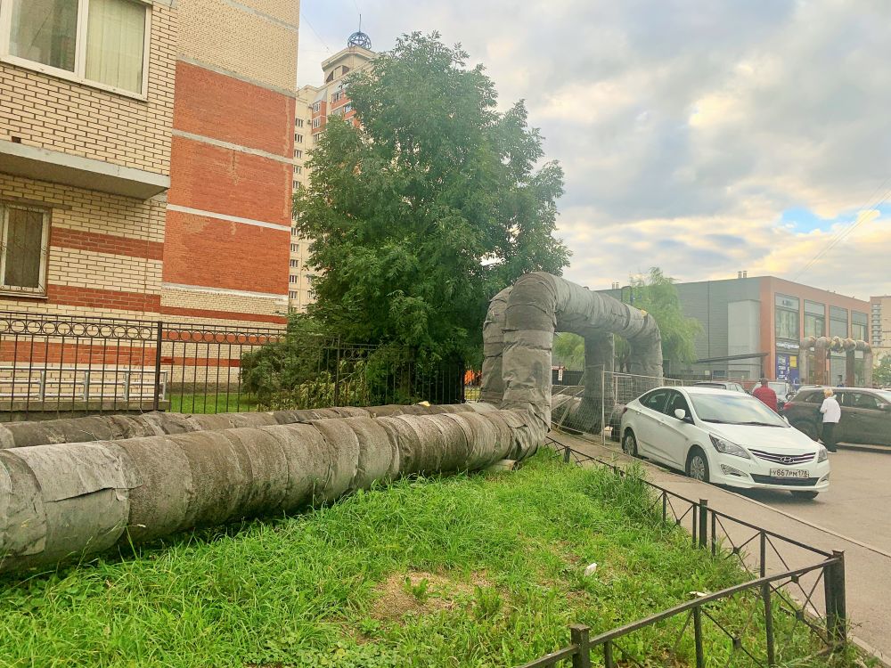 «Теплосеть Санкт-Петербурга» подключила 5-километровую временную сеть во Фрунзенском районе