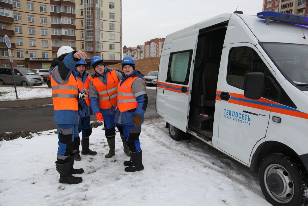 В Кировском районе прошла противоаварийная тренировка персонала АО «Теплосеть Санкт-Петербурга»